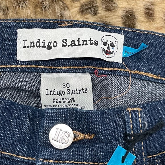 #1 I.ndigo S.aints  Jeans size 30 - Picture 5 of 14